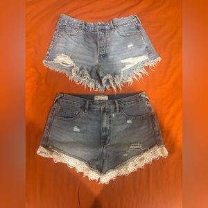 Free People Denim Shorts